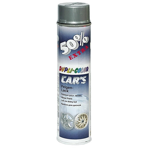 Spray vopsea jante argintiu 600ml Dupli-Color 312001WD – recondiționare jante aliaj & oțel