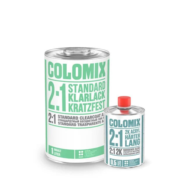 Set Lac Auto Colomix 2K 1L + Întăritor 0.5L – Sistem Complet Luciu Profesional
