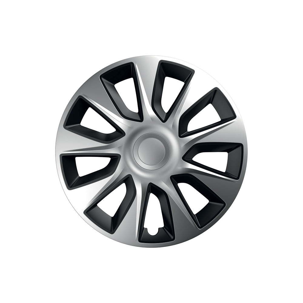 Set Capace Roti 15` Silver&Black Stratos