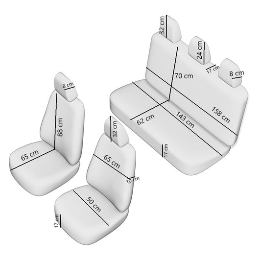 Set Huse Scaun Light – Rosu