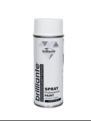 Vopsea Spray Alb Lucios RAL 9003 400ml BRILLIANTE – Vopsea Aerosol Auto și Industrială
