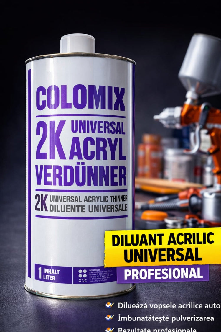 Diluant acrilic 2K Colomix 1L pentru vopsea auto
