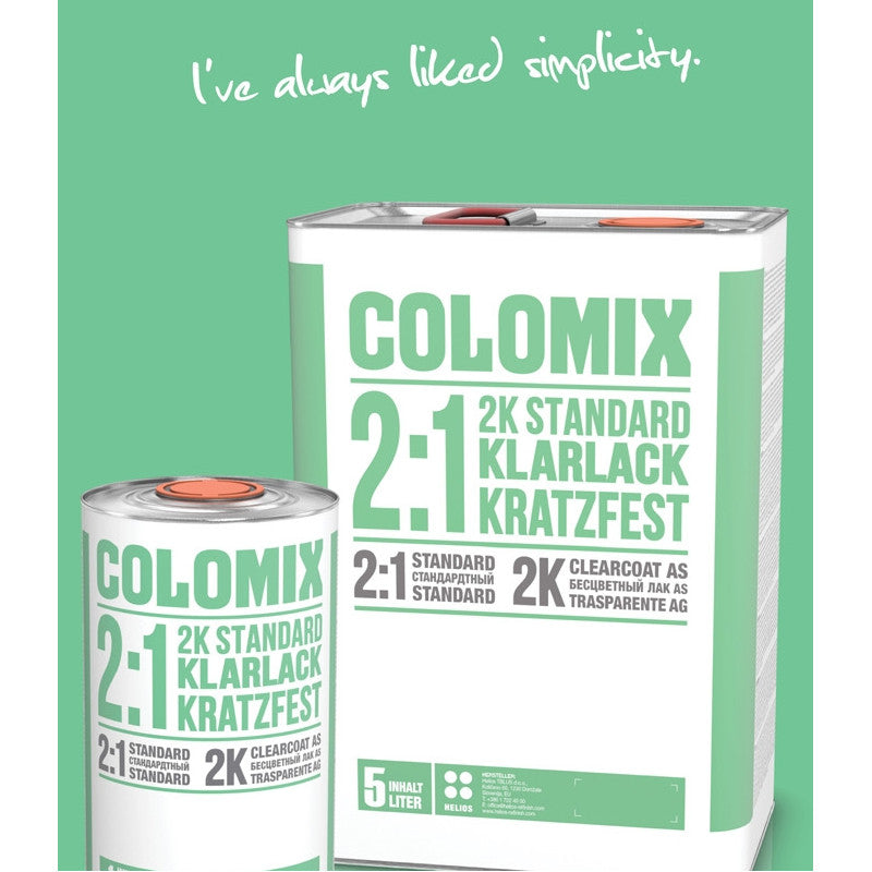 Lac Auto 2K Colomix 2:1 Standard 1L – Clear Coat Profesional Luciu Intens