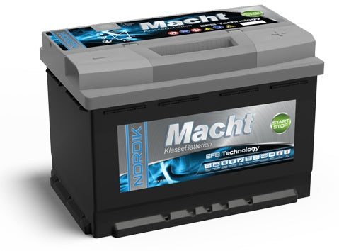 Baterie auto MACHT NORDIK EFB 104144, 60 Ah, 560 A, 12 V, 242 x 175 x 190 mm