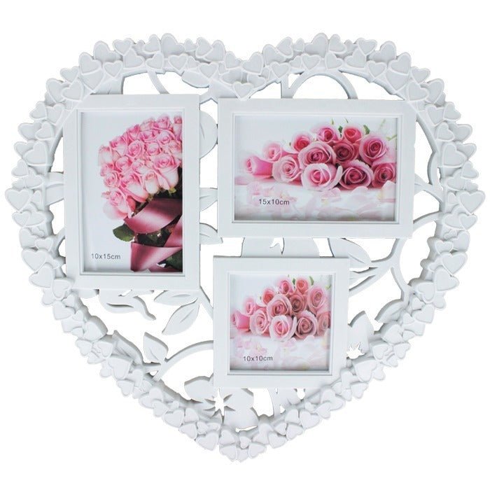 Rama foto colaj Heart 3 poze