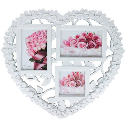Rama foto colaj Heart 3 poze