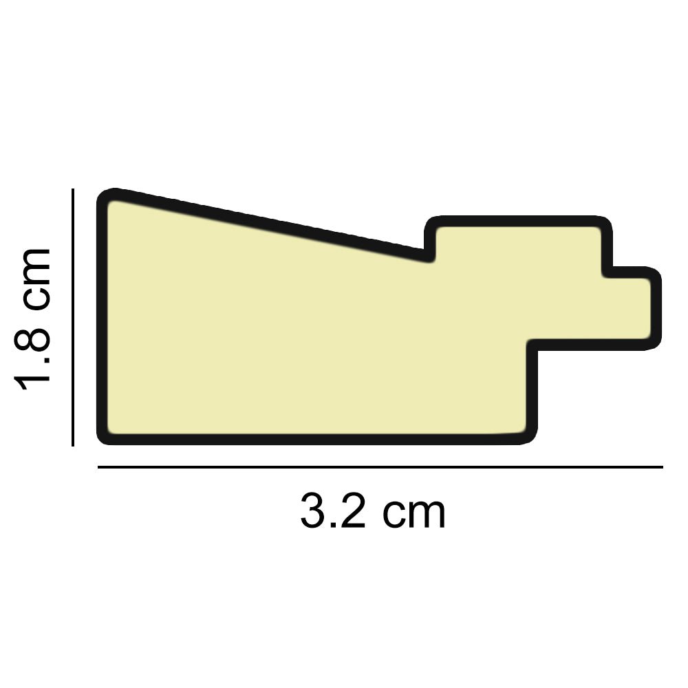 Ramă foto Tenerife crem și negru, dimensiune 10x15 cm