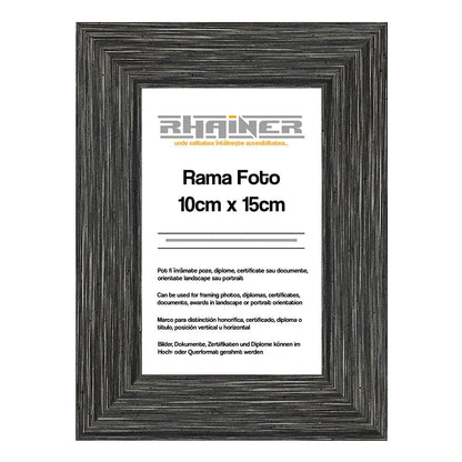 Rama foto Madrid antracit 10x15