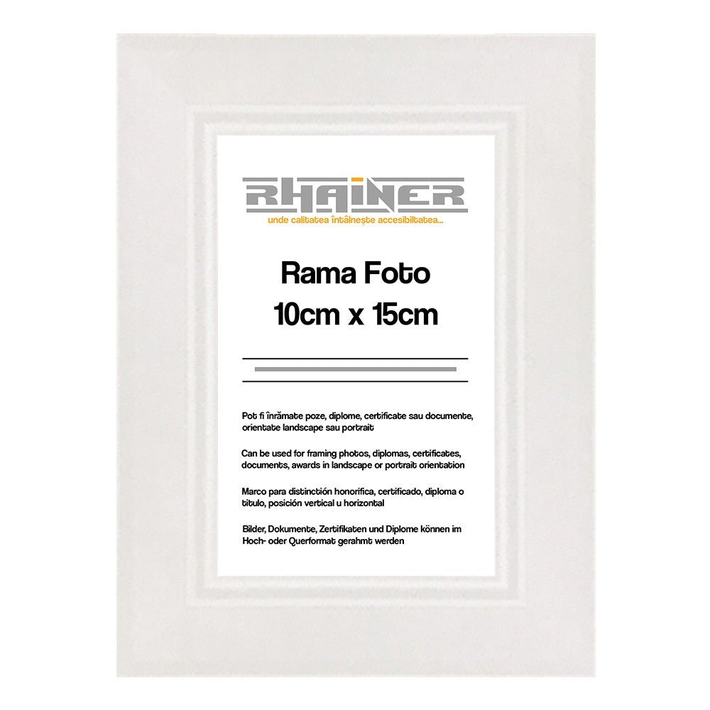 Rama foto Madrid alb 10x15