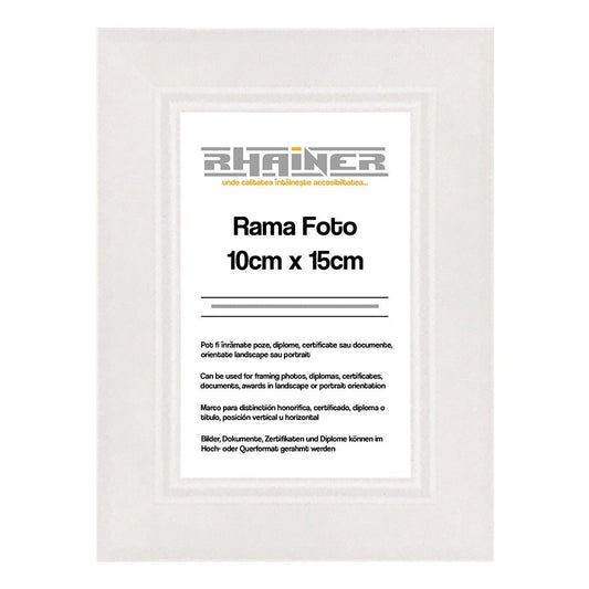 Rama foto Madrid alb 10x15