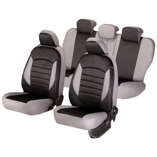 Set Huse Scaun Urban Negru – Gri