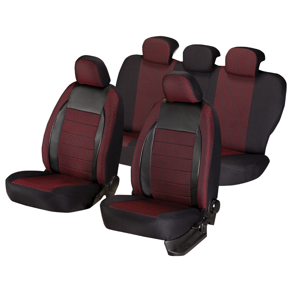 Set Huse Scaun Elegance Rosu