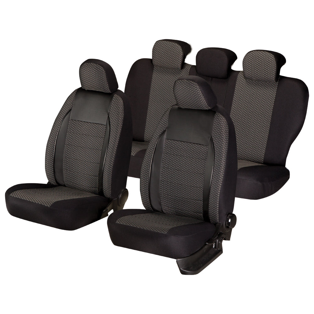 Set Huse Scaun Elegance Negru