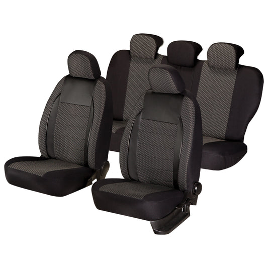Set Huse Scaun Elegance Negru