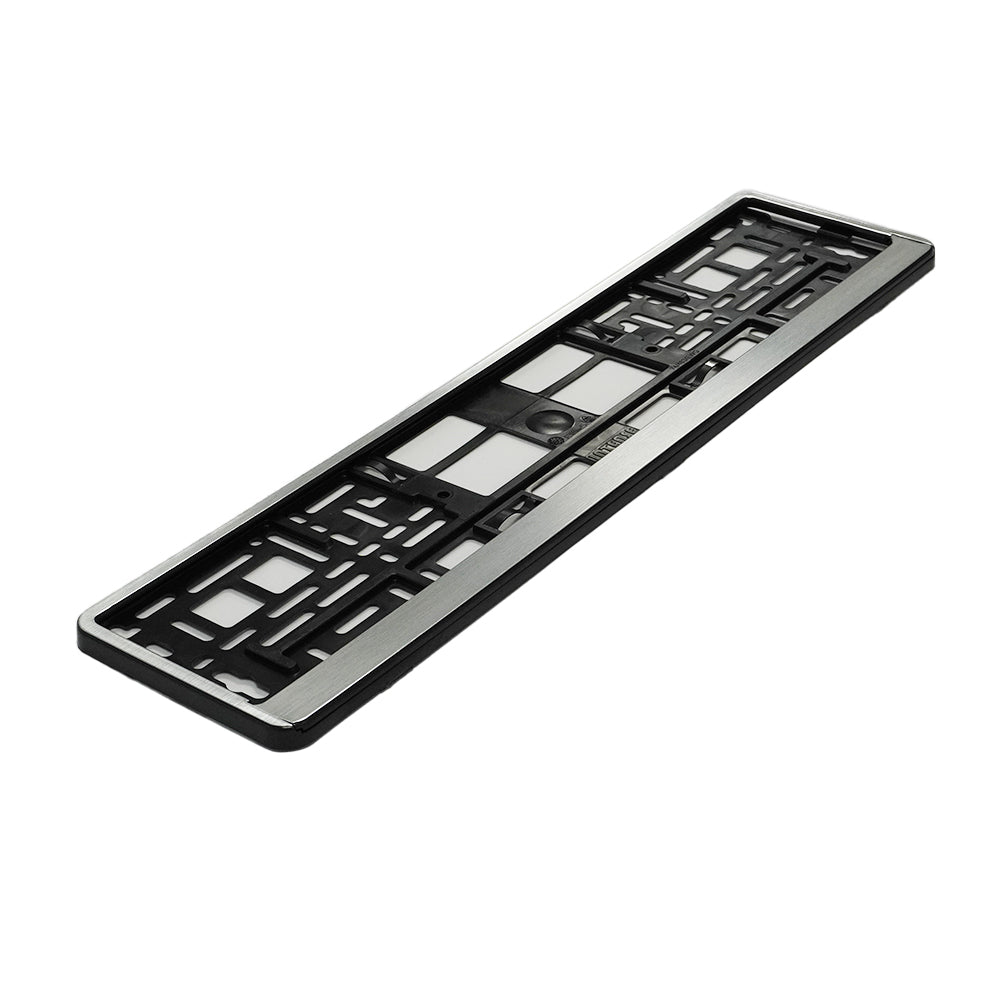 Suport Numar Inmatriculare Mega Drive Chrome Brush 1 Buc