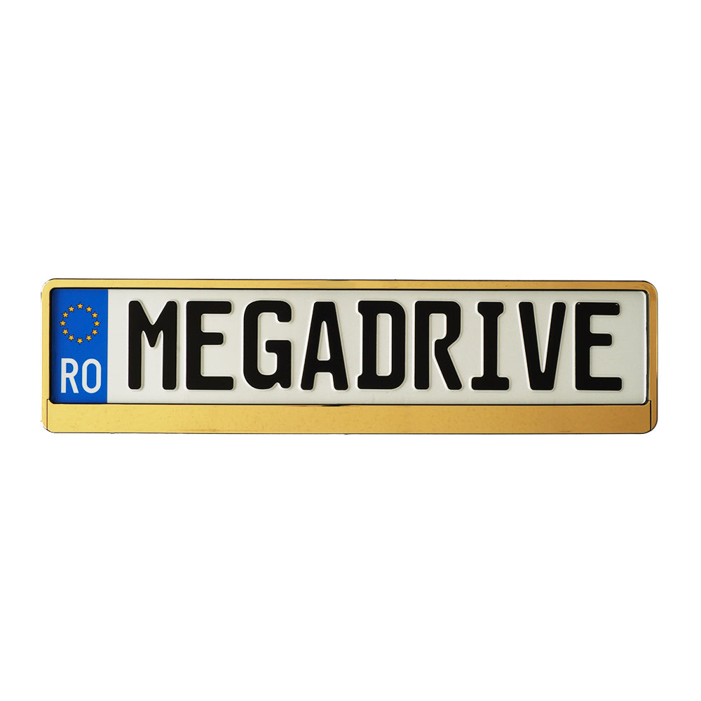 Suport Numar Inmatriculare Mega Drive Gold 1 Buc