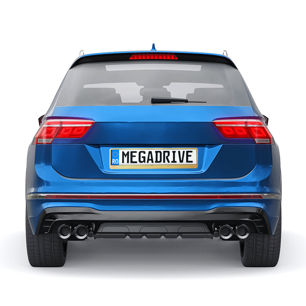 Suport Numar Inmatriculare Mega Drive Gold 1 Buc