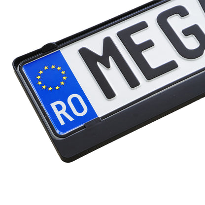 Suport Numar Inmatriculare Mega Drive Simplu Set 2 Buc