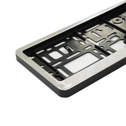 Suport Numar Inmatriculare Mega Drive Cromat Set 2 Buc