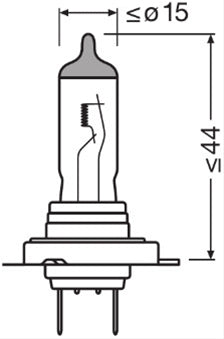 Bec auto OSRAM ORIGINAL H7 12V 55W PX26d
