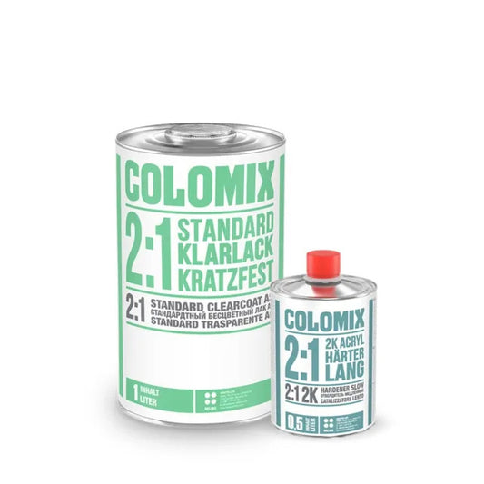 Set Lac Auto Colomix 2K 1L + Întăritor 0.5L – Sistem Complet Luciu Profesional