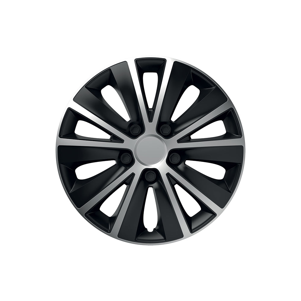 Set Capace Roti 15` Silver&Black Rapide