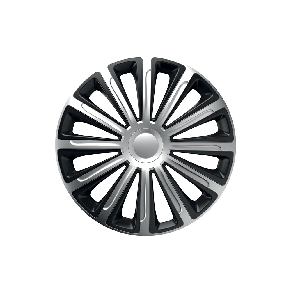 Set Capace Roti 15` Silver&Black Trend