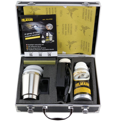 Set HILMANN pentru restaurare faruri cu polimer 600ml
