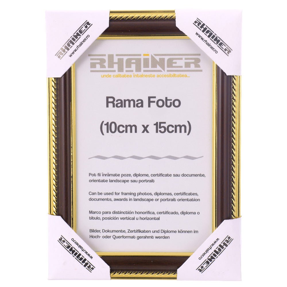 Rama foto Athos maro+auriu 10x15