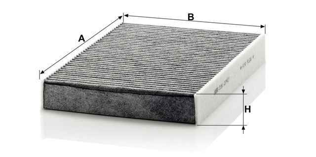 Filtru habitaclu MANN FILTER CUK 2743 (carbon activ)