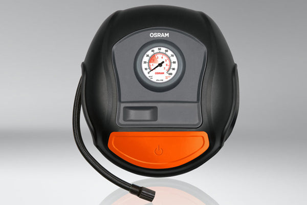 Compresor auto aer OSRAM TYREinflate 200 OTI200, alimentare 12 V, 6.9 bar, 120 W, afisaj analogic