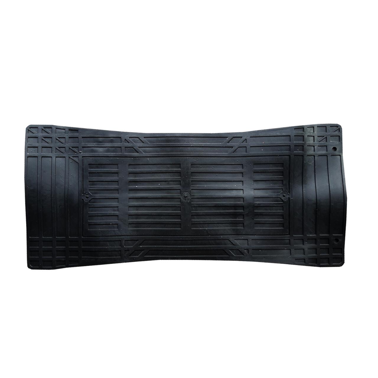 Set Covorase Auto Universale Deluxe Boss, decupabile, tip tavita, negru, 5 bucati