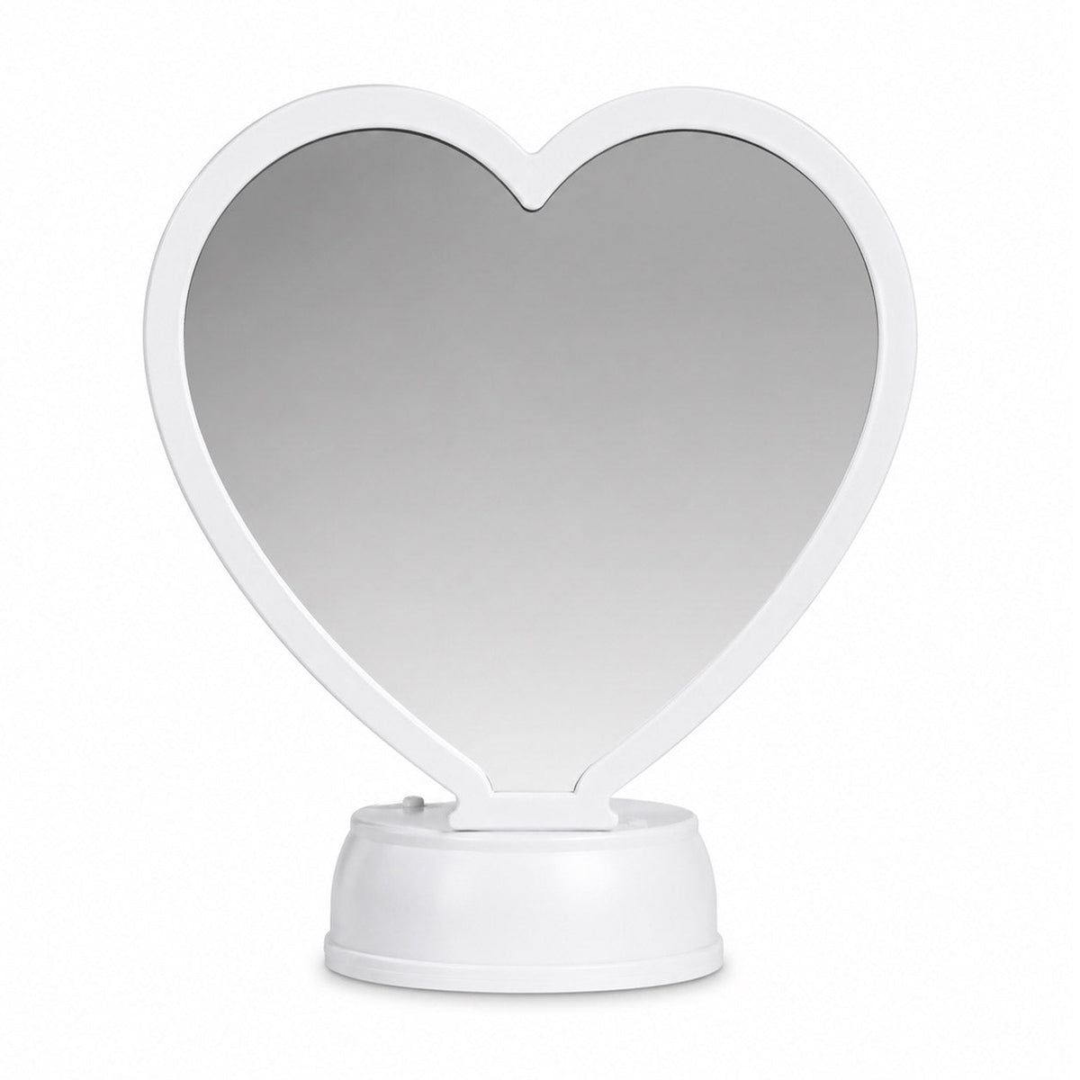Oglinda magica cu insertie foto si efect INFINITY LED - INIMA