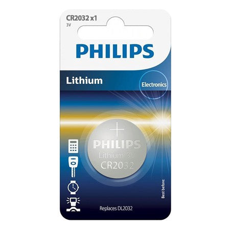 Baterii Philips CR2032 Lithium 3V – Bucată sau Set 6