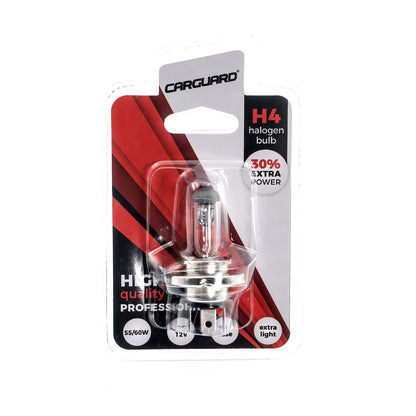 Bec halogen H4 12V 55W +30% intensitate Carguard BHA003