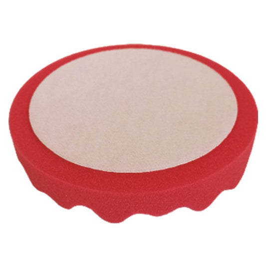 Burete Polish Waffle Roșu 150mm Velcro – Corecție Puternică Auto GRAFFIT AUTO 382216