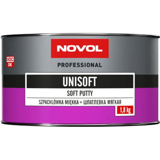 Chit Auto Novol Unisoft 1.8kg – Chit Umplere Elastic, Aderență Puternică, Șlefuire Ușoară