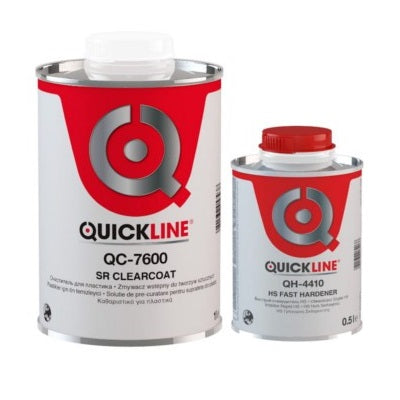 Pachet lac auto, Quickline QC-7600 SR HS, cantitate 1 litru lac si 0.5 litri intaritor