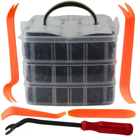 Set de 620 de Cleme din Plastic + 5 unelte