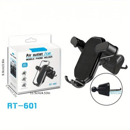 Suport telefon auto pe grila de ventilație, rotire 360°