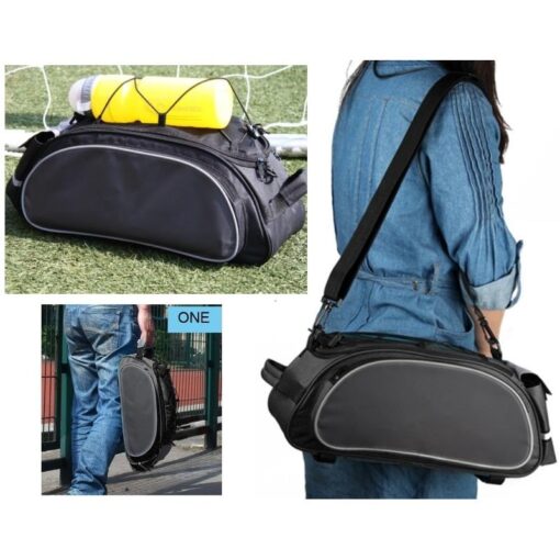 Geanta transport neagra pentru portbagajul bicicletei AVX-RW2 - imagine 3