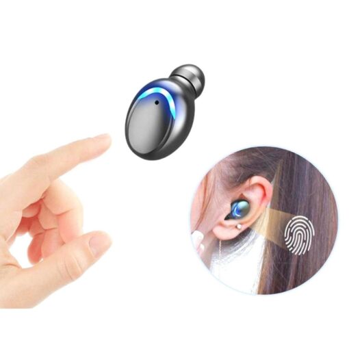 Casti fara fir TWS Ear Drops F9 cu statie de andocare/incarcare - imagine 4
